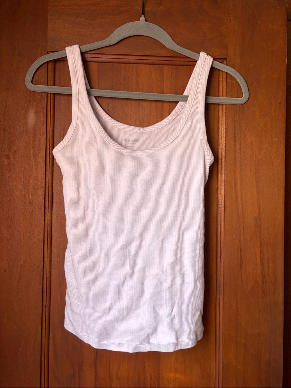 Old Navy Light Purple Ribbed Scoop Tank Top